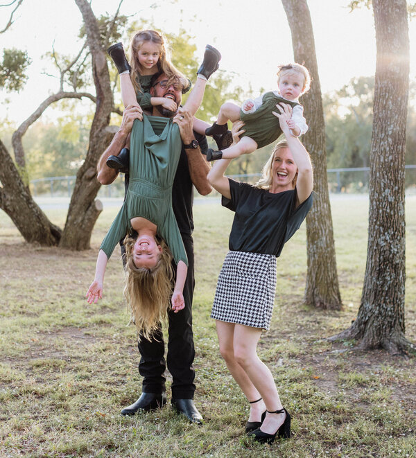 Joshua Craft with his family
